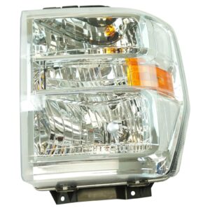 Halogen Headlight Lamp Assembly LH Driver Side Compatible With Ford Van Pickup