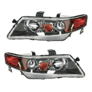 HID Xenon Headlights Headlamps Pair Set for 04-05 Acura TSX