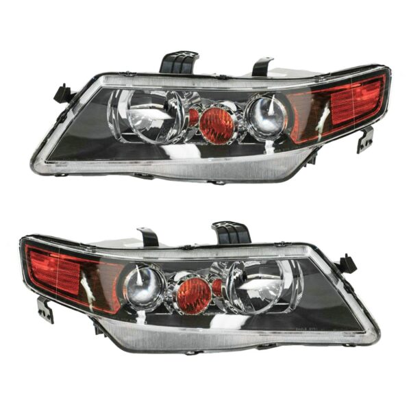 HID Xenon Headlights Headlamps Pair Set for 04-05 Acura TSX