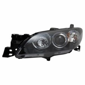 Headlight LH Left Driver Side Compatible with 2004-2009 Mazda 3 Sedan