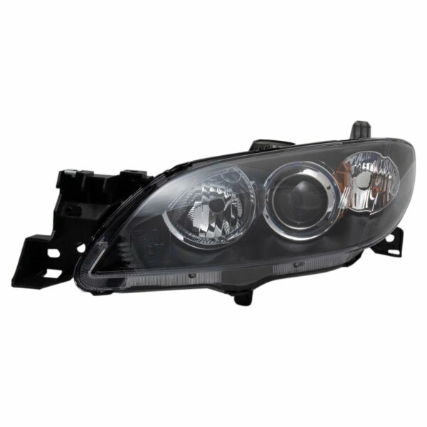 Headlight LH Left Driver Side Compatible with 2004-2009 Mazda 3 Sedan