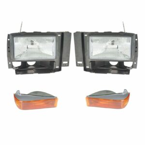 Headlight Headlamp Parking Light Lamp Kit Set of 4 for Bronco II Explorer Ranger