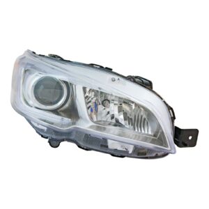 Headlight Lamp Halogen Chrome Passenger Side Right RH Compatible with Subaru WRX