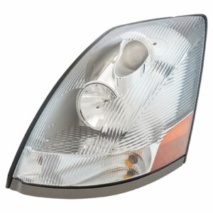 Halogen Headlight Headlamp Driver Side LH LF Compatible with Volvo VN VNL VNM HD Truck