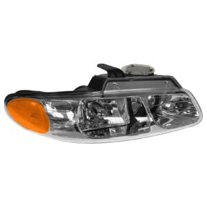Quad Headlight Headlamp Passenger Side Right RH Fits Grand Caravan Voyager