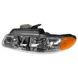 Quad Headlight Headlamp Driver Side Left LH Fits Grand Caravan Voyager