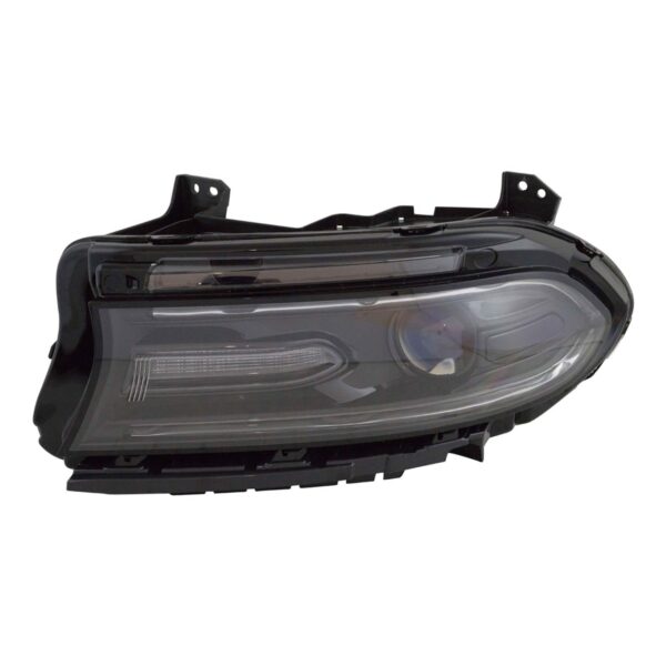 Halogen Headlight Lamp Assembly LH Left Driver Side Compatible with Dodge Charger