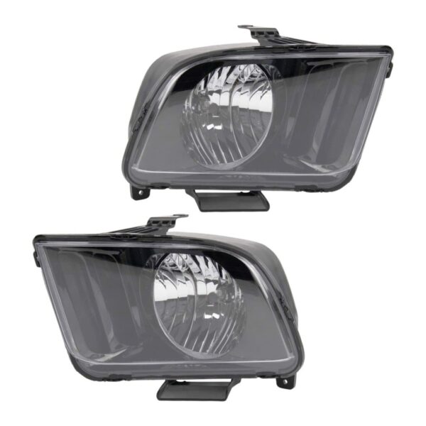 Headlight Set Compatible with 2007-2009 Ford Mustang