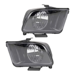 Headlight Set Compatible with 2007-2009 Ford Mustang