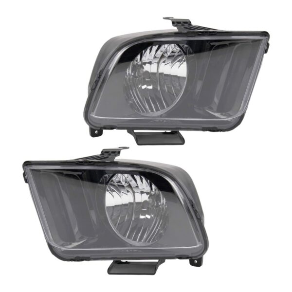 Headlight Set Compatible with 2007-2009 Ford Mustang