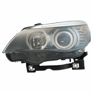 Halogen Headlight Headlamp LH LF Driver Side Compatible with BMW 528i 535i 550i