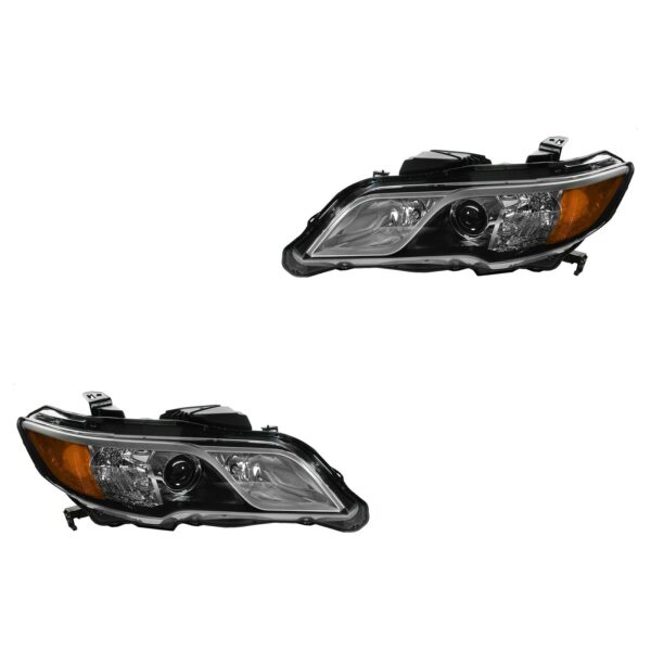 Halogen Headlight Headlamp Pair Set for Acura RDX