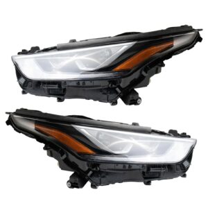 Headlight Set Compatible with 2020-2021 Toyota Highlander