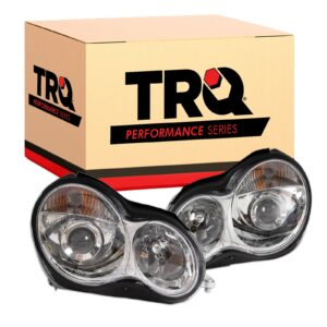 TRQ Performance Headlight Set Fits 2001-2007 Mercedes-Benz