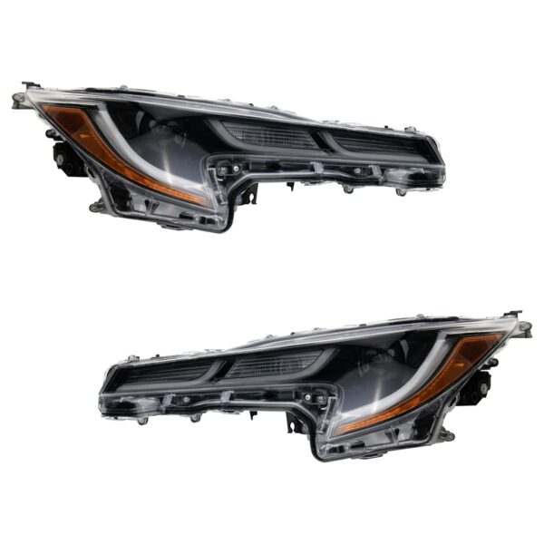 Headlight Set Compatible with 2020-2021 Toyota Corolla
