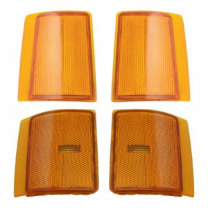Front Lighting Kit Upper Reflectors & Lower Side Marker Lights for GM Truck New