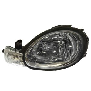 Headlight Headlamp w/ Chrome Bezel Driver Side Left LH Fits 00-02 Dodge Neon