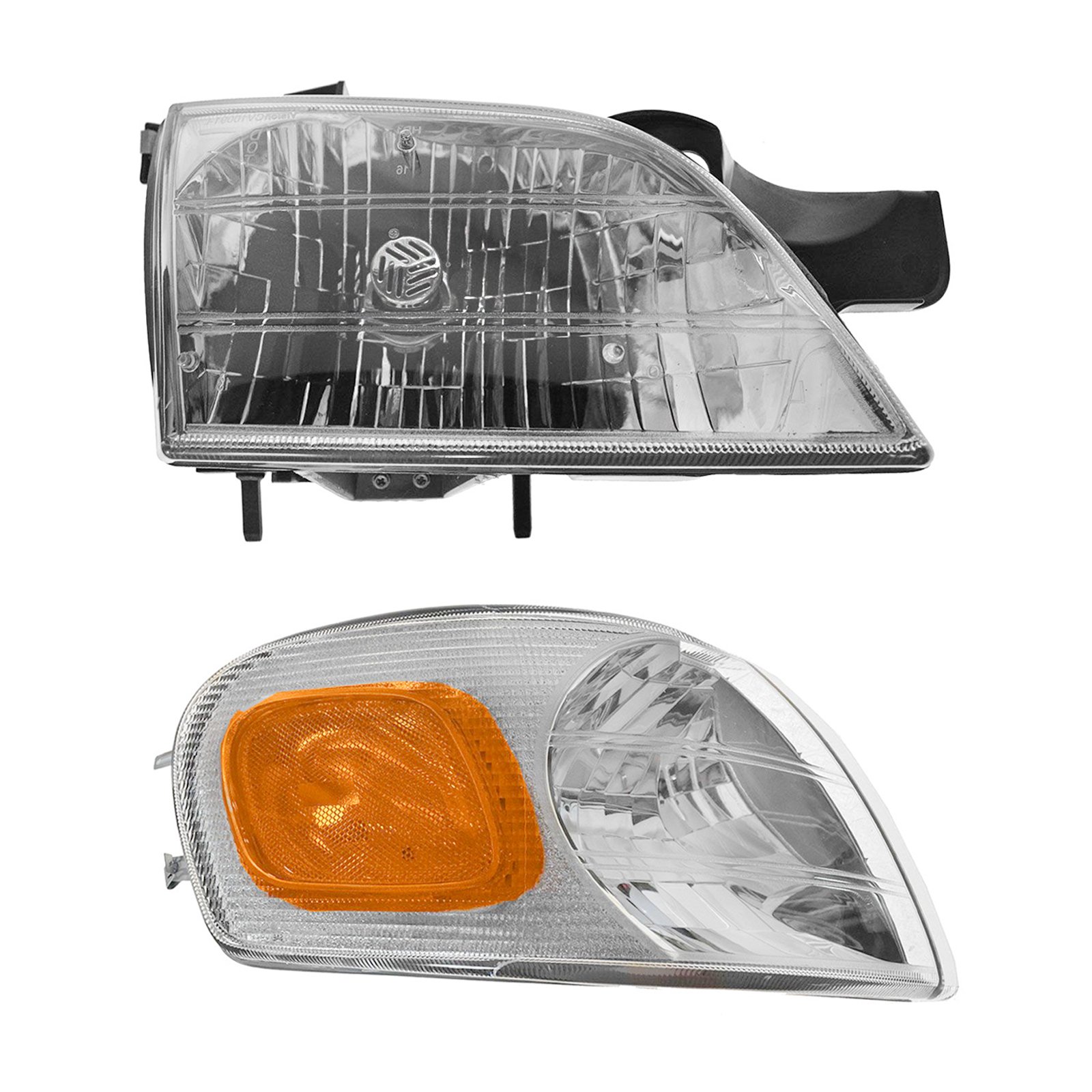 Headlight & Parking Corner Light Passenger Right RH for Chevy Venture Montana