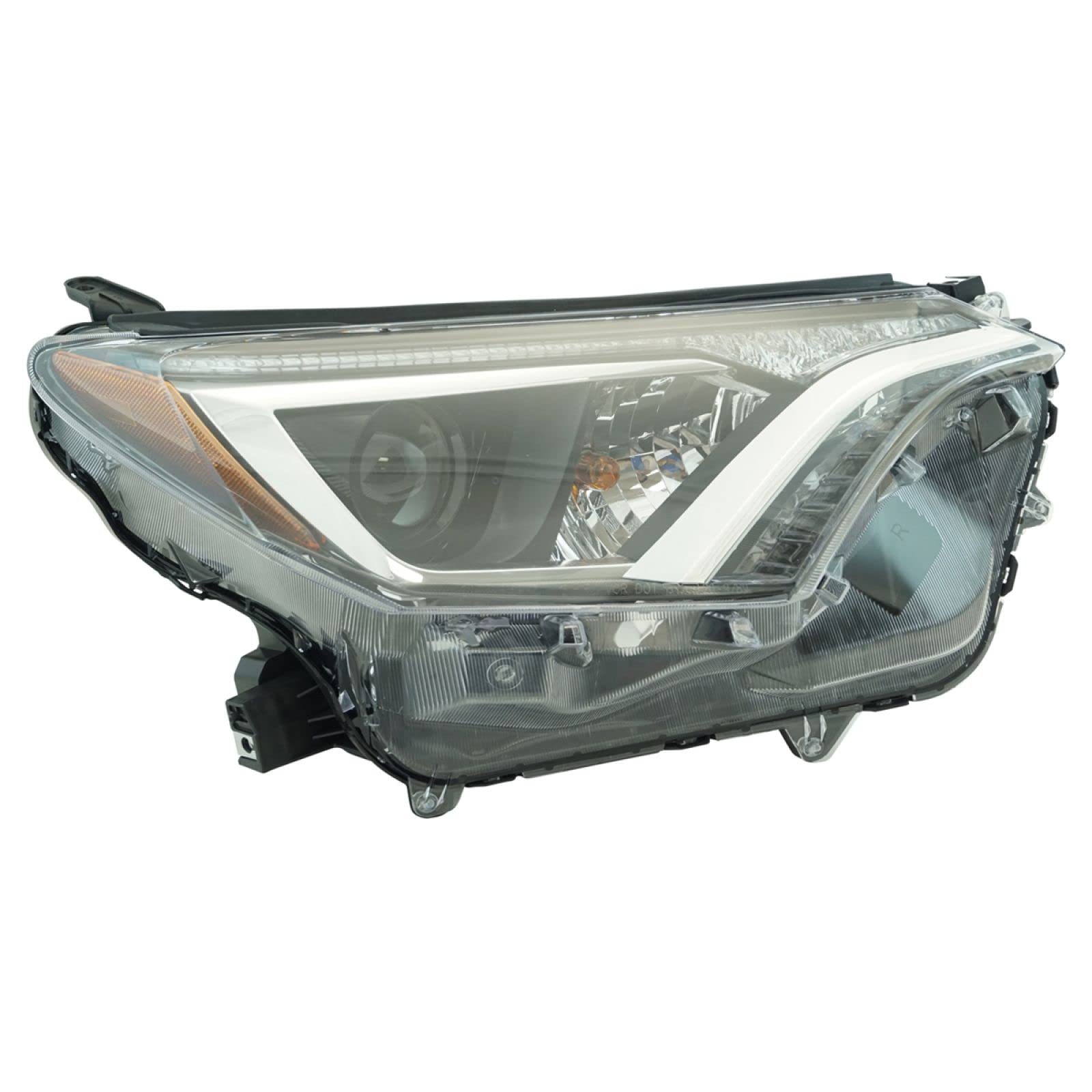 Halogen Headlight Lamp Assembly RH RF Passenger Side Compatible With Toyota Rav4