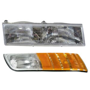 Front Headlight Parking Corner Lamp Housings Passenger RH Side for Grand Marquis