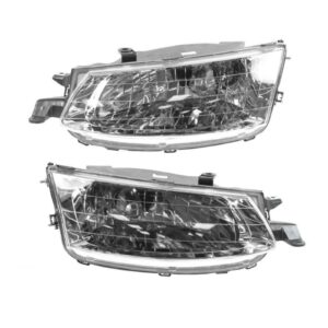 Headlights Headlamps Left & Right Pair Set for 99-01 Toyota Solara