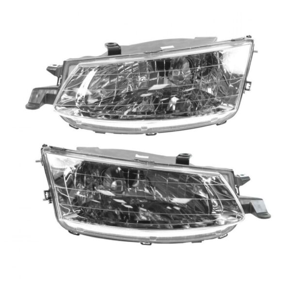 Headlights Headlamps Left & Right Pair Set for 99-01 Toyota Solara