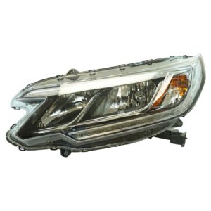 Halogen Headlight Lamp Assembly LH LR Driver Side for Honda CR-V SUV