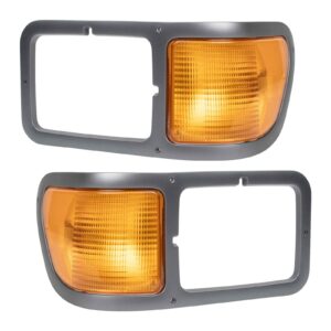 Headlight Bezel Set Compatible with 2000-2015 Ford F650 F750