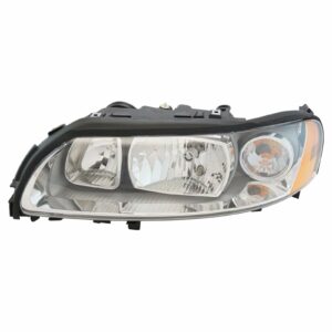 Halogen Headlight Headlamp Driver Side LH LF Compatible with 05-07 Volvo V70 XC70