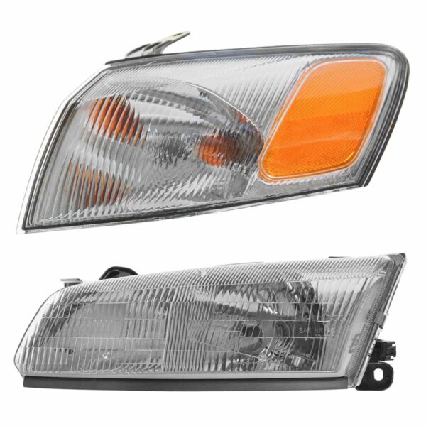 Headlight Lamp Parking Marker Signal Light LH Driver Compatible with 97-99 Toyota Camry
