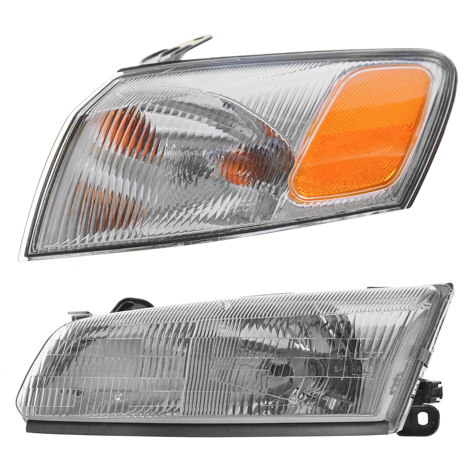 Headlight Lamp Parking Marker Signal Light LH Driver Compatible with 97-99 Toyota Camry