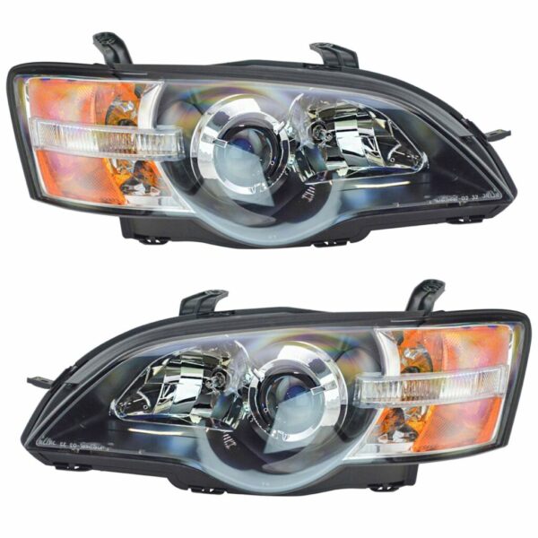 Front Headlights Headlamps Lights Lamps LH & RH Pair Set for 05-06 Subaru Legacy