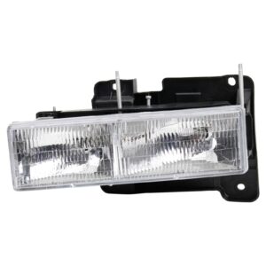 Left Headlight Compatible with Chevrolet Blazer C1500 C2500 C3500 K Tahoe