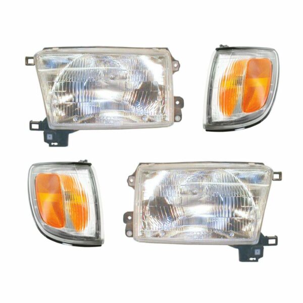 Headlight Lamp Parking Corner Light Kit Set of 4 for 97-98 Toyota 4Runner New