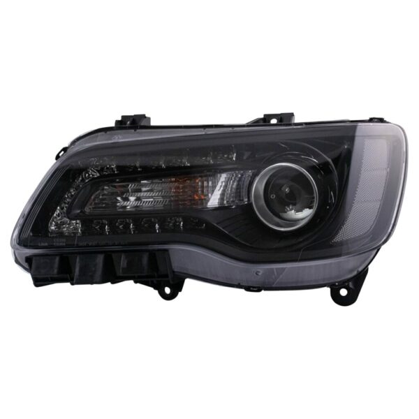 Headlight Lamp Assembly Driver Side LF LH Halogen Compatible with Chrysler 300