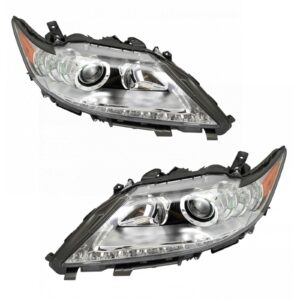 HID Headlight Lamp Assembly LH RH Kit Pair for Lexus ES350 ES300h