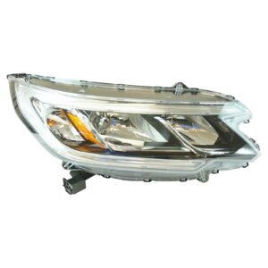 Halogen Headlight Lamp Passenger Side RH RF Compatible With Honda CR-V LX SUV