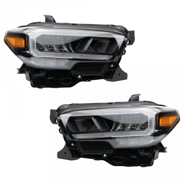 Headlight Set Compatible with 2020-2021 Toyota Tacoma