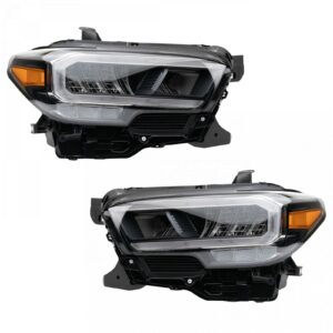 Headlight Set Compatible with 2020-2021 Toyota Tacoma