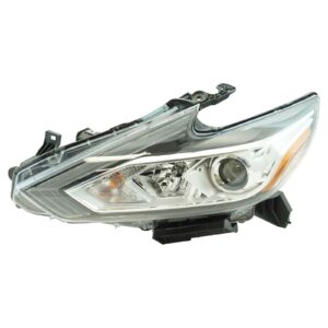 Halogen Headlight Headlamp w/ Chrome Housing Driver Side LH for Nissan Altima