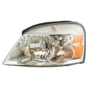 Headlight Headlamp Driver Side Left LH Compatible with 2004-2007 Ford Freestar / 2004-2007 Mercury Monterey