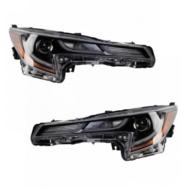 Headlight Set Compatible with 2020-2021 Toyota Corolla