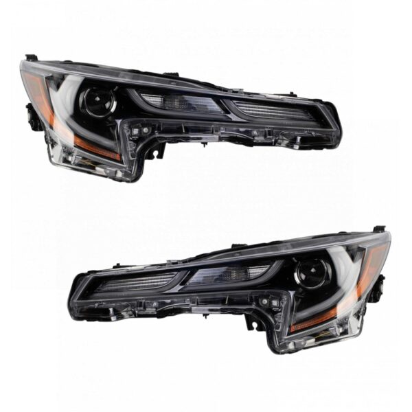 Headlight Set Compatible with 2020-2021 Toyota Corolla