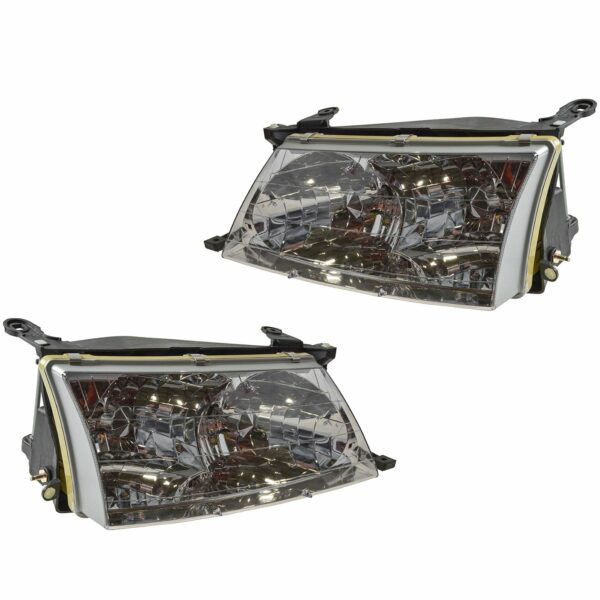 Headlights Headlamps Left & Right Pair Set for 98-99 Toyota Avalon
