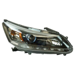 Halogen Headlight Lamp Assembly RH Passenger Side for Honda Accord Sedan