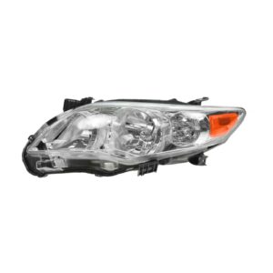 Chrome Housing Headlight Driver Side Left for 11-13 Corolla North America Built