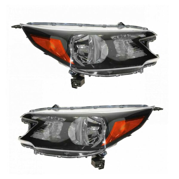 Headlight Assembly Compatible With 2012-2014 Honda CR-V Driver and Passenger Side