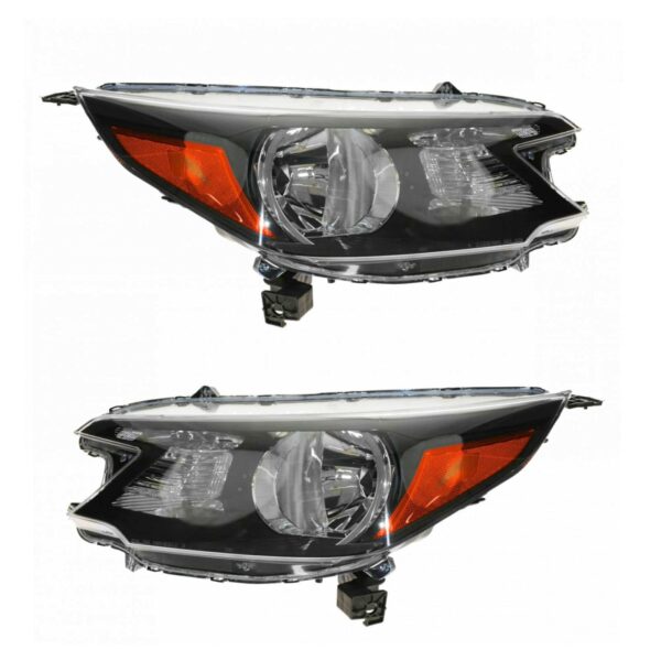 Headlight Assembly Compatible With 2012-2014 Honda CR-V Driver and Passenger Side