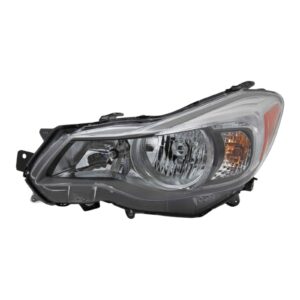 Halogen Headlight Lamp Assembly Driver Side LF LH Compatible with Subaru Crosstrek Impreza