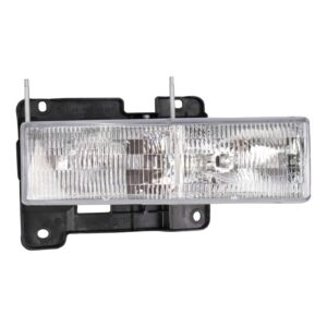 Right Headlight Compatible with Chevrolet Blazer C1500 C2500 C3500 K1500 K2500 K3500 Tahoe